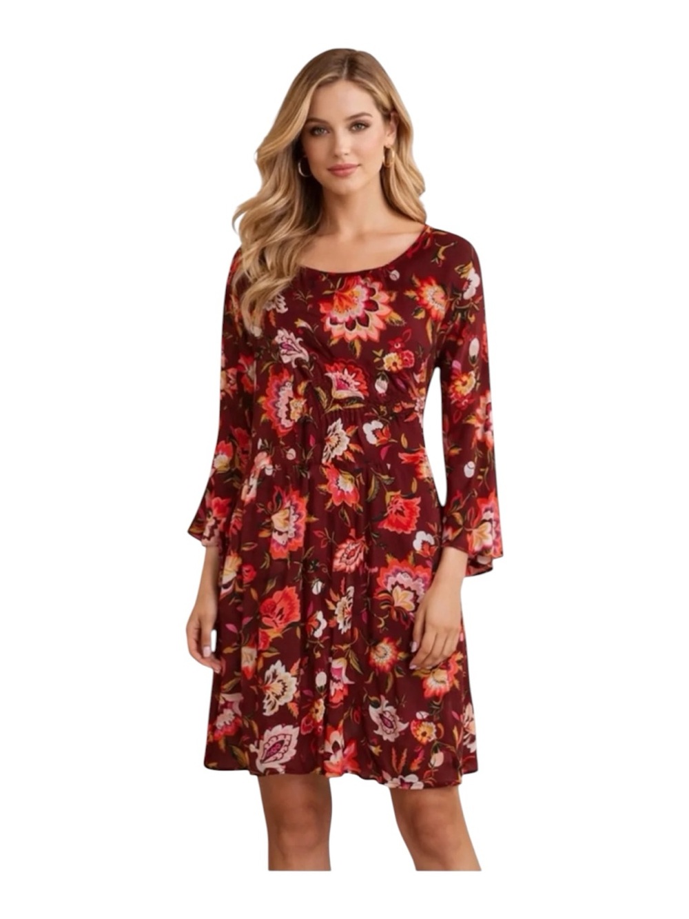 Old Navy Fit & Flare Floral Sundress Tie Back Size 8 Cottagecore